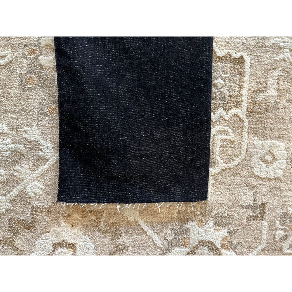 Re/Done womens 70s Stove Pipe Button Fly Jeans size 28 Black 28" inseam $265 - Picture 10 of 12